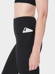 Black Ground - Леггинсы для бега Sweaty Betty Therma Boost 7/8 - Изображение 6 11