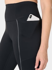 Black Ground - Леггинсы для бега Sweaty Betty Therma Boost 7/8 - Изображение 8 11