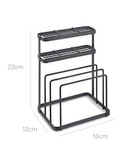 metaltex Black Tokyo Knife and Cutting Board Organiser - Image 3 of 3