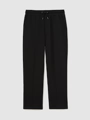 Reiss Black Form Premium Interlock Straight-Leg Joggers - Image 2 of 6