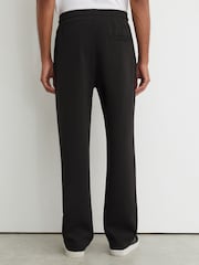 Reiss Black Form Premium Interlock Straight-Leg Joggers - Image 5 of 6