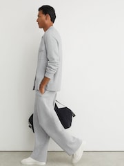 Reiss Plaistow R-Flex Knitted Press-Stud Overshirt - תמונה 5 מתוך 10