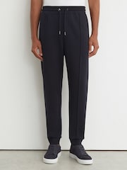 Marine - Reiss Finn Premium Interlock Cuffed Joggers - Bild 3 von 7