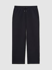 Reiss Navy Rivo Premium Interlock Relaxed-Fit Joggers - Image 2 of 7