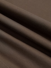 Reiss Taupe Brown Count Air-Water Cotton Tailored-Fit T-Shirt - Image 6 of 6
