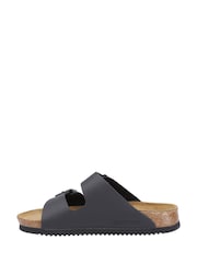 Birkenstock Black Professional Birko-Flor Arizona Sandals - Image 2 of 5