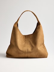 The Set Slouchy Shoulder Bag Tan - Image 1 of 2