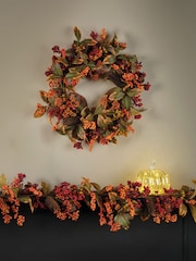 Decoris 55cm Autumnal Berry Wreath - Image 1 of 2