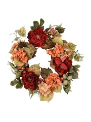Decoris 60cm Autumn Floral Wreath - Image 2 of 2