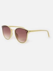 Oliver Bonas Milky Preppy Sunglasses - Bild 2 von 5