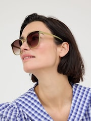 Oliver Bonas Milky Preppy Sunglasses - Bild 5 von 5