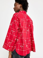 Oliver Bonas Embroidered Wide Sleeve Shirt - תמונה 2 מתוך 8