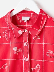 Oliver Bonas Embroidered Wide Sleeve Shirt - תמונה 5 מתוך 8