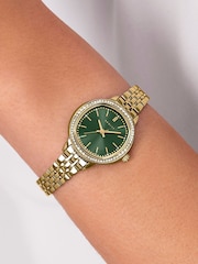 Radley Gold Plated Pale Stone Set Case Stainless Steel Bracelet Watch - Image 1 of 4