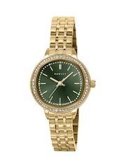 Radley Gold Plated Pale Stone Set Case Stainless Steel Bracelet Watch - Image 2 of 4