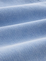 Blauw - Gewassen corduroy overhemd - Afbeelding 7 van 7