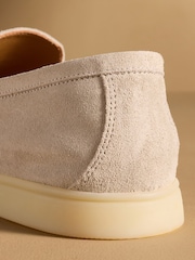 Russell & Bromley Neutral Carmel Soft Loafers - Image 10 of 11