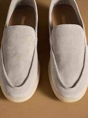 Russell & Bromley Neutral Carmel Soft Loafers - Image 11 of 11