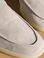 Russell & Bromley Neutral Carmel Soft Loafers - Image 4 of 7