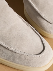 Russell & Bromley Neutral Carmel Soft Loafers - Image 8 of 11