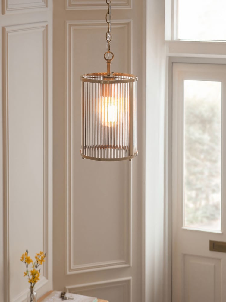 Gallery Home Antique Brass Ridley 1 Pendant Light - Image 1 of 5