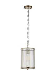 Gallery Home Antique Brass Ridley 1 Pendant Light - Image 4 of 5