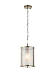 Gallery Home Antique Brass Ridley 1 Pendant Light - Image 5 of 5