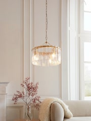 Gallery Home Aged Brass Kara 3 Pendant Light - Image 1 of 6