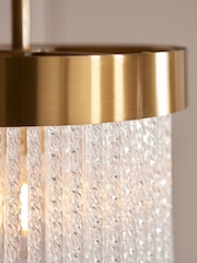 Gallery Home Aged Brass Anita 1 Pendant Light - Image 3 of 6