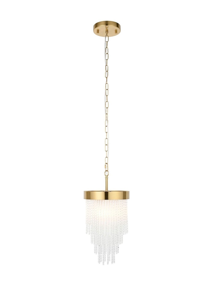 Gallery Home Aged Brass Anita 1 Pendant Light - Image 6 of 6