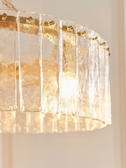 Gallery Home Aged Brass Kara 5 Ceiling Pendant Light - Image 2 of 5