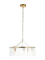 Gallery Home Aged Brass Kara 5 Ceiling Pendant Light - Image 4 of 5