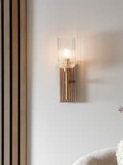 Gallery Home Dark Beechwood Grove Wall Light - Image 1 of 1