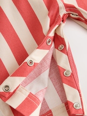 Red Baby Twill Dungarees and Bodysuit Set (0mths-2yrs) - Image 6 of 6