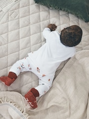 White My First Christmas Top and Leggings Baby Set (0-18mths) - Image 3 of 4