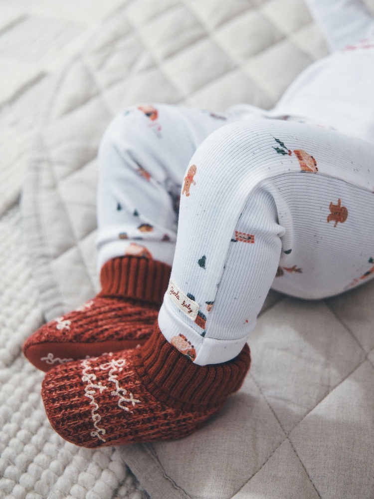 White My First Christmas Top and Leggings Baby Set (0-18mths) - Image 4 of 4 White My First Christmas Top and Leggings Baby Set (0-18mths) - Image 4 of 4