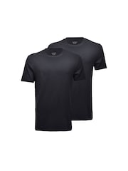 AllSaints Black Crew Neck T-Shirt 2 Pack - Image 1 of 5