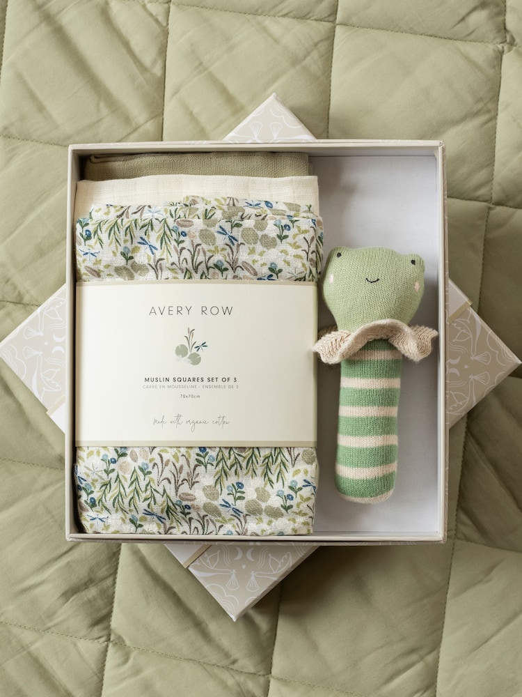 Avery Row Riverbank Rattle & Care New Baby Gift Set - Image 1 of 5