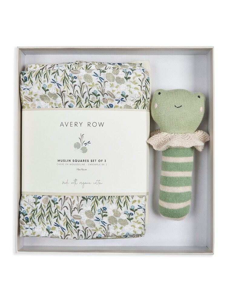 Avery Row Riverbank Rattle & Care New Baby Gift Set - Image 5 of 5