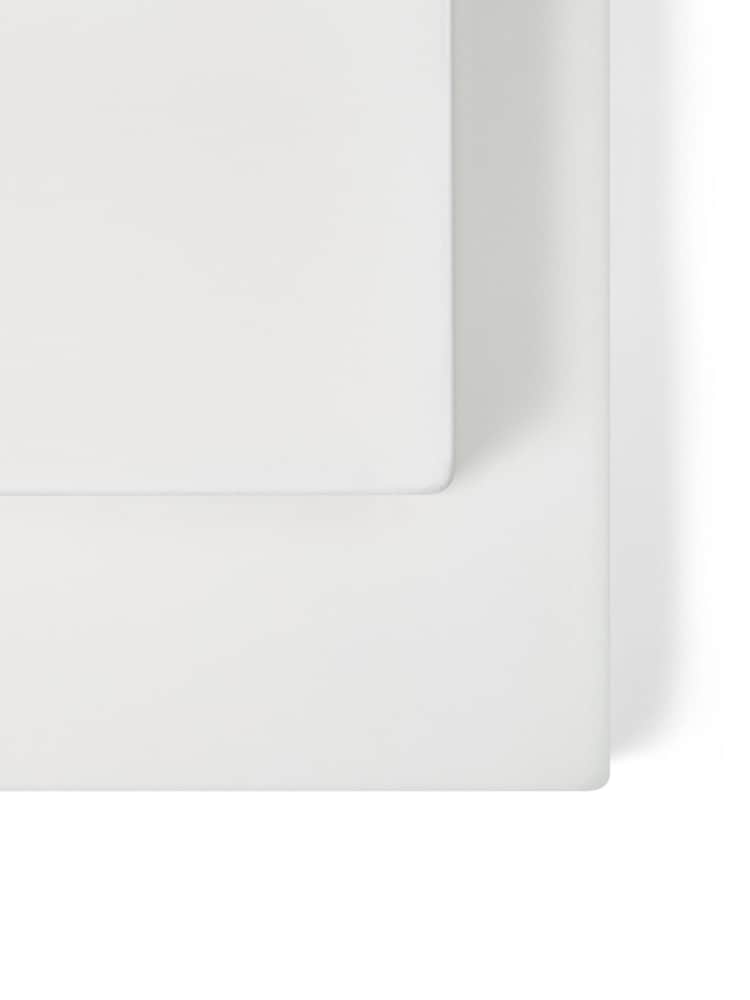 The Little Green Sheep 2 Pack White Cot Bed Sheets - Image 2 of 2