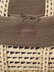 The Little Green Sheep Cocoa Wheat Knit Moses Basket & Mattress - Image 7 of 7