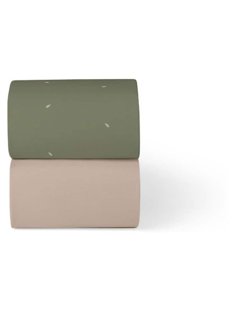 The Little Green Sheep 2 Pack Juniper Rice Print Moses Basket Sheets - Image 4 of 4