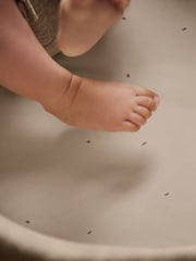 The Little Green Sheep 2 Pack Truffle Rice Print Moses Basket Sheets - Image 2 of 4