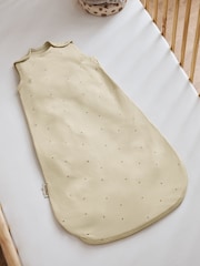 The Little Green Sheep Linen Rice Print Jersey 1.0 Tog Baby Sleeping Bag - Image 4 of 5