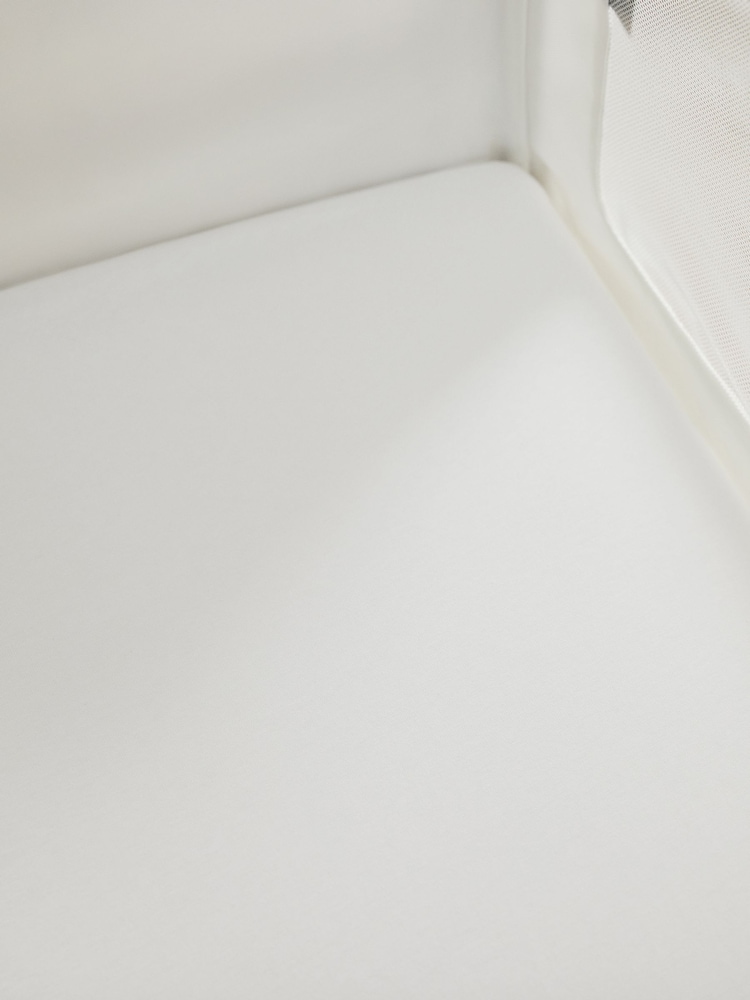 The Little Green Sheep 2 Pack White Crib Sheets - Image 1 of 4