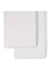 The Little Green Sheep 2 Pack White Crib Sheets - Image 3 of 4