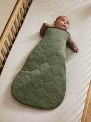The Little Green Sheep Juniper Rice Print Quilted 2.5 Tog Baby Sleeping Bag - Image 1 of 5
