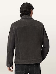 AllSaints Grey Rhone Jacket - Image 4 of 6