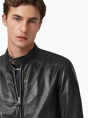 AllSaints Black Colt Leather Jacket - Image 2 of 9