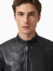 AllSaints Black Colt Leather Jacket - Image 6 of 9